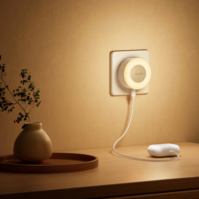 Yeelight Jelly Night Light with USB Charging, EU 2-Pin Plug – UK Buyers Require Adapter Yeelight Jelly Night Light with USB Charging, EU 2-Pin Plug – UK Buyers Require Adapter