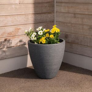 Strata Extra Large Valencia Planter 40x40cm-Ash Strata Extra Large Valencia Planter 40x40cm-Ash