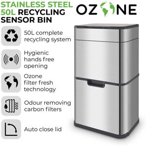 Tower - T938021SS - 50L - Trash Bin Tower - T938021SS - 50L - Trash Bin