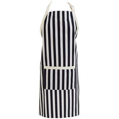 Maison by Premier Kitchen Apron Stripe Black/White Maison by Premier Kitchen Apron Stripe Black/White