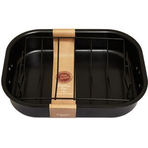 Maison by Premier Large Black Roasting Tin With Rack Maison by Premier Large Black Roasting Tin With Rack