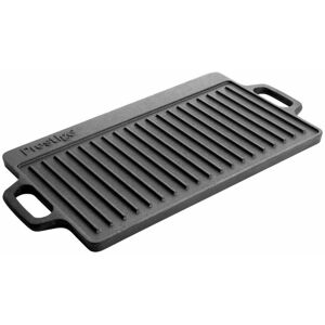 Prestige Cast Iron Pre-seasoned Induction Double Griddle - 45x22.5cm Prestige Cast Iron Pre-seasoned Induction Double Griddle - 45x22.5cm