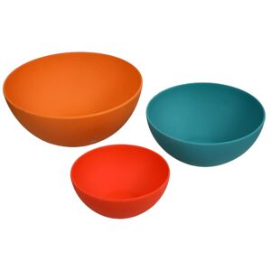 School of Wok Set of 3 Bamboo Fibre Mixing Bowls School of Wok Set of 3 Bamboo Fibre Mixing Bowls