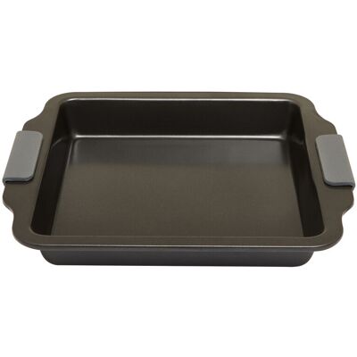 Maison by Premier From Scratch Roasting Tray with Silicone Handles Non Stick Rectangle 27x31cm Black Maison by Premier From Scratch Roasting Tray with Silicone Handles Non Stick Rectangle 27x31cm Black