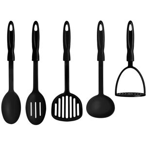 Essentials by Premier 5pc Black Nylon Kitchen Tool Set Essentials by Premier 5pc Black Nylon Kitchen Tool Set