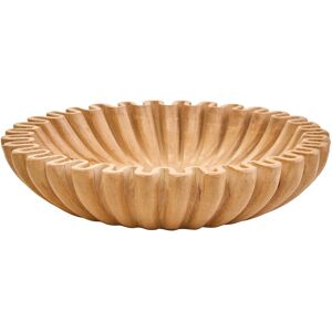 Fifty Five South Decorative Bowl Savio Fluted Marble Ochre Small Fifty Five South Decorative Bowl Savio Fluted Marble Ochre Small