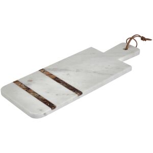 Maison by Premier White And Brown Forest Marble Paddle Board Maison by Premier White And Brown Forest Marble Paddle Board