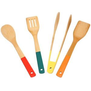 School of Wok Set of 4 Bamboo Tools School of Wok Set of 4 Bamboo Tools