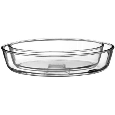 Maison by Premier Set Of Two Oval Glass Oven Dishes Maison by Premier Set Of Two Oval Glass Oven Dishes