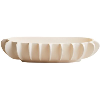 Fifty Five South Decorative Bowl Hapax Abstract Cream Fifty Five South Decorative Bowl Hapax Abstract Cream