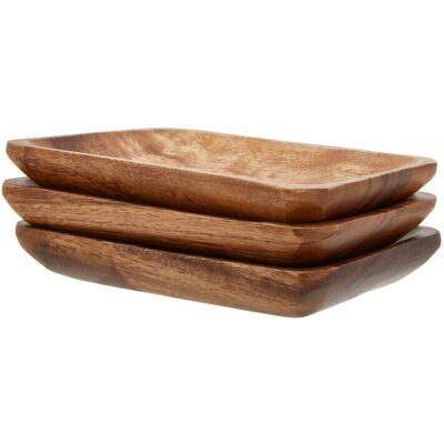 Maison by Premier Kora Acacia Set of 3 Serving Dishes Maison by Premier Kora Acacia Set of 3 Serving Dishes