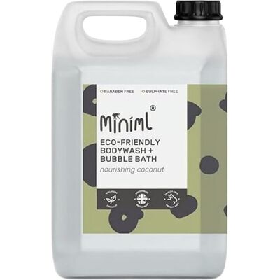 Miniml Bodywash & Bubble Bath Nourishing Coconut 5L Miniml Bodywash & Bubble Bath Nourishing Coconut 5L