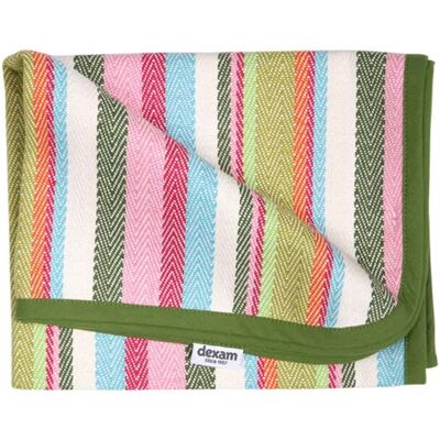 Dexam Oven Cloth Striped 100% Cotton Green/Pink 50x80cm Dexam Oven Cloth Striped 100% Cotton Green/Pink 50x80cm
