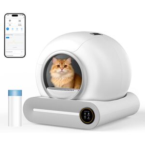 Blinkit Smart Automatic Cat Litter Box (APP Controlled) — 65L Large Capacity, Self-Cleaning & Deodorizing, Multiple Cleaning Modes & Security Identification System, Ultra-Quiet Operation, Suitable for 1–8 kg Cats, MSP-01 Blinkit Smart Automatic Cat Litter Box (APP Controlled) — 65L Large Capacity, Self-Cleaning & Deodorizing, Multiple Cleaning Modes & Security Identification System, Ultra-Quiet Operation, Suitable for 1–8 kg Cats, MSP-01