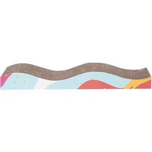ZEZE Wavy-Corrugated Cat Scratching Board, Durable Cardboard, 45 x 13 x 4 cm, for Cat Scratching ZEZE Wavy-Corrugated Cat Scratching Board, Durable Cardboard, 45 x 13 x 4 cm, for Cat Scratching