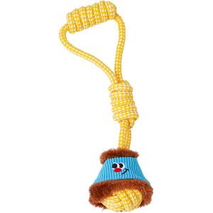 ZEZE Lantern Rope Knot Pet Toy, Interactive Chew Toy for Cats Dogs (Blue/Yellow) ZEZE Lantern Rope Knot Pet Toy, Interactive Chew Toy for Cats Dogs (Blue/Yellow)
