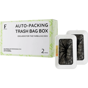 Furbulous Automatic Trash Bag Box, 2-Pack (Compatible Only with Furbulous Cat Litter Box) Furbulous Automatic Trash Bag Box, 2-Pack (Compatible Only with Furbulous Cat Litter Box)