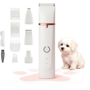 Blinkit Pet Silent Electric Clipper White Mini 4-Level Waterproof Long Battery Life Ceramic Trimmer ZCC162 Blinkit Pet Silent Electric Clipper White Mini 4-Level Waterproof Long Battery Life Ceramic Trimmer ZCC162