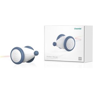 Cheerble Wicked Mouse - Blue, Interactive Cat Toy with Smart Sensor, Glowing Tail, Rechargeable, Fits Cats for Paws & Brains Cheerble Wicked Mouse - Blue, Interactive Cat Toy with Smart Sensor, Glowing Tail, Rechargeable, Fits Cats for Paws & Brains