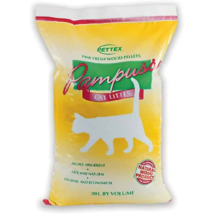 Pettex Pampuss Wood Litter - Cat Litter 30L Pettex Pampuss Wood Litter - Cat Litter 30L