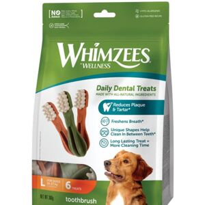 WHIMZEES Toothbrush Large 150mm (6Pk) WHIMZEES Toothbrush Large 150mm (6Pk)