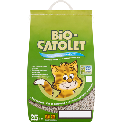 Bio-Catolet Light and Hygienic Cat Litter 25 Litre Bio-Catolet Light and Hygienic Cat Litter 25 Litre