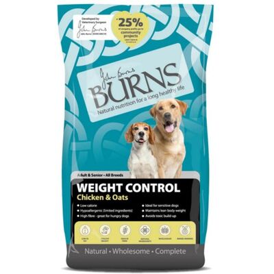 Burns Pet Nutrition Burns Adult Weight Control Chicken & Oats 2kg Burns Pet Nutrition Burns Adult Weight Control Chicken & Oats 2kg