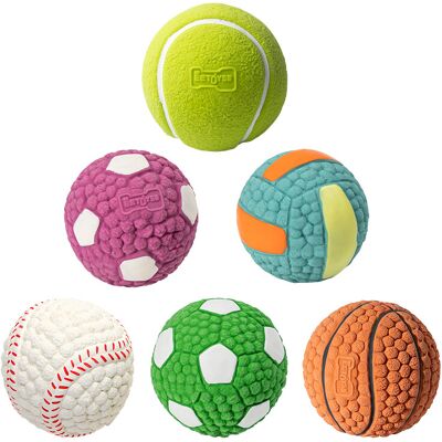 Blinkit Sounding Pet Interactive Toy Ball Set, Squeeze Sound to Attract Attention, Soft Latex Gentle Bite Feeling, Molar Cleaning Design, Whole Body Washable Structure, Suitable for Daily Training and Interactive Play Blinkit Sounding Pet Interactive Toy Ball Set, Squeeze Sound to Attract Attention, Soft Latex Gentle Bite Feeling, Molar Cleaning Design, Whole Body Washable Structure, Suitable for Daily Training and Interactive Play