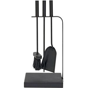 JVL Belmont Contemporary Fireside Companion Curve Tool Set – Black, Steel JVL Belmont Contemporary Fireside Companion Curve Tool Set – Black, Steel