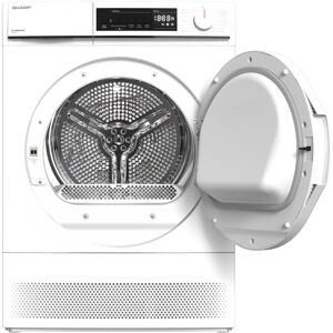 Sharp - KD-NCB8S7PW91-EN - 8 kg - Condenser - Tumble Dryer Sharp - KD-NCB8S7PW91-EN - 8 kg - Condenser - Tumble Dryer