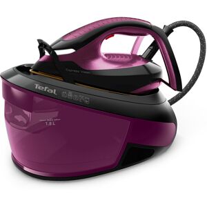 Tefal Express Vision Steam Generator Iron - 2800W, Black & Purple, 1.8L Water Tank - SV8154G0 Tefal Express Vision Steam Generator Iron - 2800W, Black & Purple, 1.8L Water Tank - SV8154G0