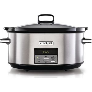 Breville Crock-Pot Large Electric Slow Cooker - 7.5L (Up to 10 People), Stainless Steel, Programmable Digital Display, Keep Warm Function and 20-Hour Countdown Timer, CSC063 Breville Crock-Pot Large Electric Slow Cooker - 7.5L (Up to 10 People), Stainless Steel, Programmable Digital Display, Keep Warm Function and 20-Hour Countdown Timer, CSC063