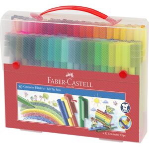 Faber Castell Connector Felt-Tip Pen Set Carrying Case, 80 pieces Faber Castell Connector Felt-Tip Pen Set Carrying Case, 80 pieces
