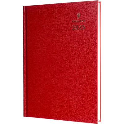 Collins 44 A4 Desk Diary 2026 Red Collins 44 A4 Desk Diary 2026 Red