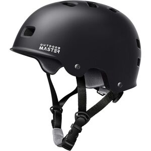 OutdoorMaster Oryx Adults Skateboard Cycling Helmet -Black L OutdoorMaster Oryx Adults Skateboard Cycling Helmet -Black L
