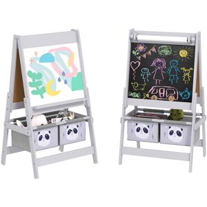 3B0-011V80GY AIYAPLAY Art Easel for Kids with Paper Roll, 3 in 1 Double-Sided Kids Easel for Children, Drawing Board with Blackboard and Whiteboard, Storage Baskets, Grey 3B0-011V80GY AIYAPLAY Art Easel for Kids with Paper Roll, 3 in 1 Double-Sided Kids Easel for Children, Drawing Board with Blackboard and Whiteboard, Storage Baskets, Grey