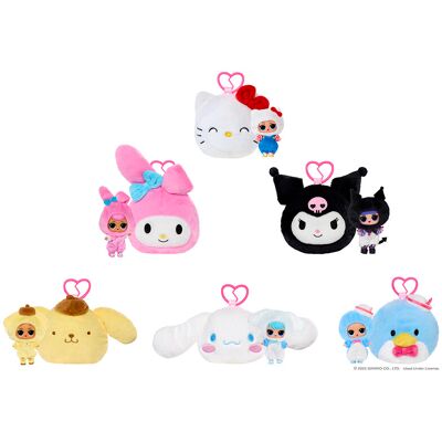 L.O.L. Surprise! L.O.L. Surprise Loves Sanrio Hello Kitty Reversible Plush Surprise Blind Assortment L.O.L. Surprise! L.O.L. Surprise Loves Sanrio Hello Kitty Reversible Plush Surprise Blind Assortment