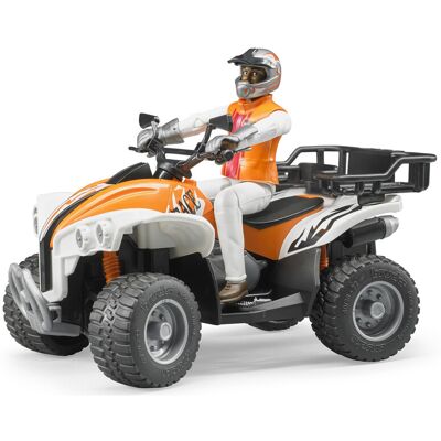 Bruder bworld Quad Bike with Poseable Driver Figure 1:16 Scale Bruder bworld Quad Bike with Poseable Driver Figure 1:16 Scale