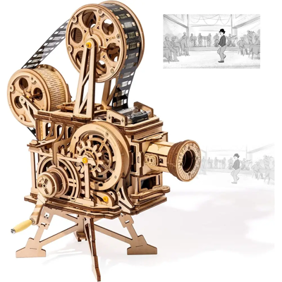 Robotime ROKR Vitascope 3D Wooden Puzzle Building Toys 22.3x13.3x25.5cm 1PC,Home decoration, bookshelf decoration,Craft Gifts for Adults and Teens,Educational toys Robotime ROKR Vitascope 3D Wooden Puzzle Building Toys 22.3x13.3x25.5cm 1PC,Home decoration, bookshelf decoration,Craft Gifts for Adults and Teens,Educational toys
