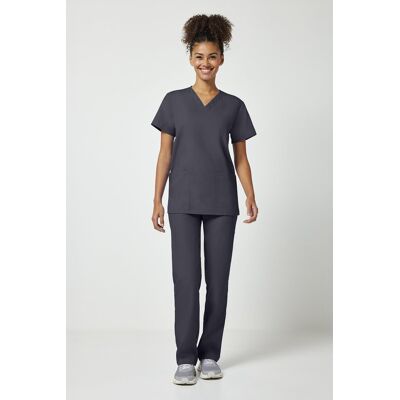 Cherokee Originals Unisex Scrub Top and Trouser Set, Pewter Colour: Pewter, Size: XXL Cherokee Originals Unisex Scrub Top and Trouser Set, Pewter Colour: Pewter, Size: XXL