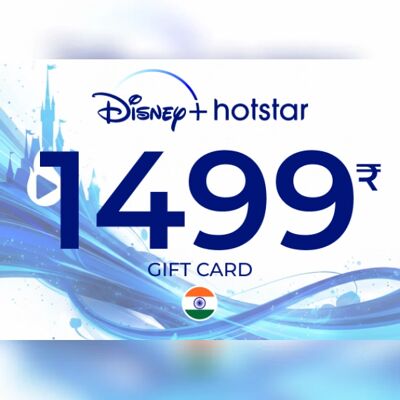 Disney Hostar Gift Card 1499 INR Key - INDIA Disney Hostar Gift Card 1499 INR Key - INDIA