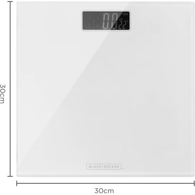 BLACK+DECKER - BXBS0001GB - Digital Bathroom Scale BLACK+DECKER - BXBS0001GB - Digital Bathroom Scale