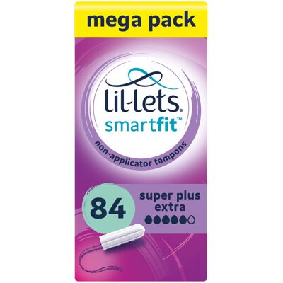 Lil-Lets - Non-Applicator - Super Plus Extra - 84 - Tampons Lil-Lets - Non-Applicator - Super Plus Extra - 84 - Tampons
