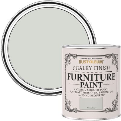 Rust-Oleum Winter Grey Furniture Paint - 750ml Rust-Oleum Winter Grey Furniture Paint - 750ml