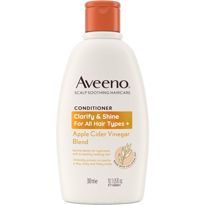 Aveeno Clarify and Shine Apple Cider Vinegar Scalp Soothing Conditioner - Hair Care Aveeno Clarify and Shine Apple Cider Vinegar Scalp Soothing Conditioner - Hair Care
