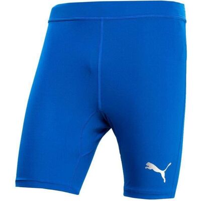 Puma Liga Baselayer Short Tights - Electric Blue Lemonade Puma Liga Baselayer Short Tights - Electric Blue Lemonade