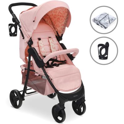 My Babiie MB30 Plus Pushchair Pink Leopard My Babiie MB30 Plus Pushchair Pink Leopard