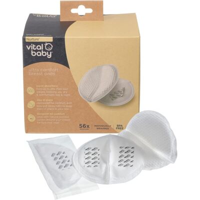 Vital Baby Nurture Ultra Comfort Breast Pads 56 Pack Vital Baby Nurture Ultra Comfort Breast Pads 56 Pack
