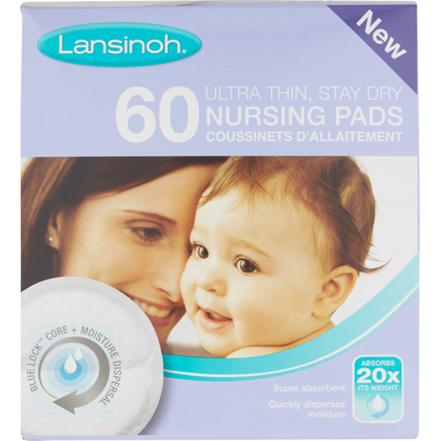 Lansinoh Breastfeeding Disposable Breast Pads - Pack of 60 Lansinoh Breastfeeding Disposable Breast Pads - Pack of 60