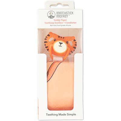 Matchstick Monkey Teddy Tiger Comforter - Baby Comforter Matchstick Monkey Teddy Tiger Comforter - Baby Comforter